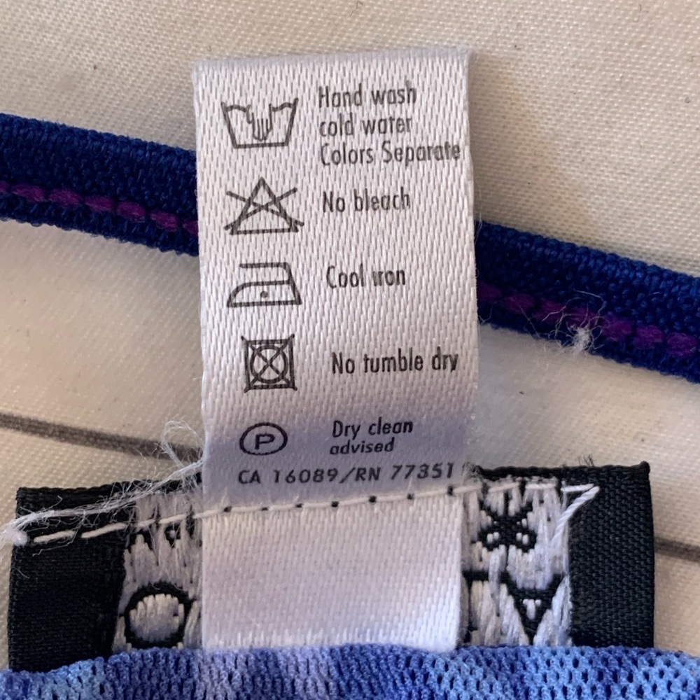 Cosabella Blue Geometric Bra Intimates - Picture 7 of 7